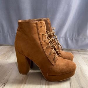 Suede Booties